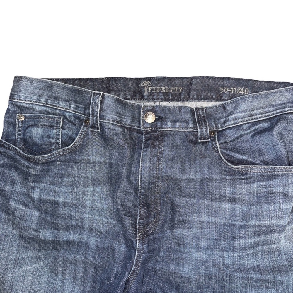 Fidelity Denim Jeans Dark Wash 50-11/40 Preppy - Picture 3 of 6